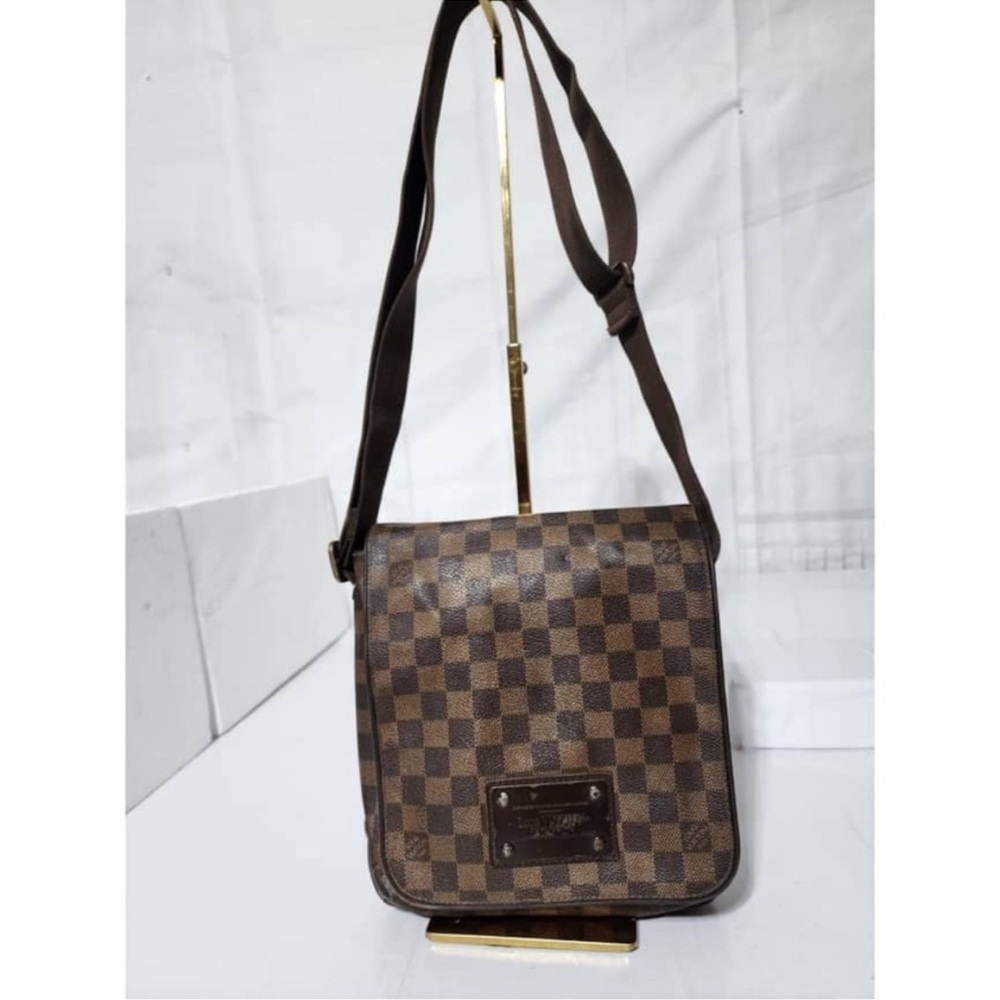 Louis Vuitton shoulder Damier Ebene bag PM Brooklyn Brown - Picture 4 of 17